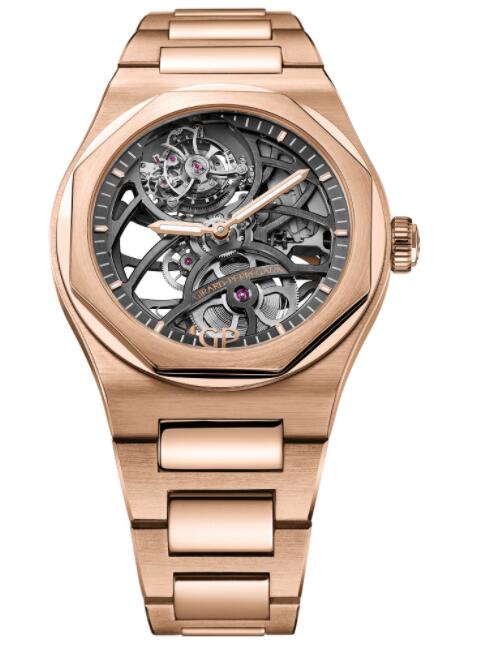 Replica Girard Perregaux Laureato Flying Tourbillon Skeleton 99110-52-000-52A watch